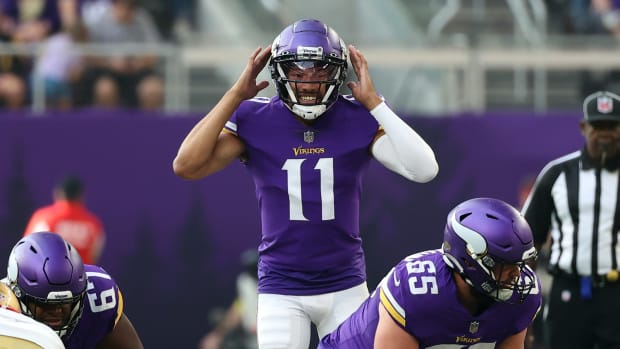 Kellen Mond Vikings Matt Krohn-USA TODAY Sports